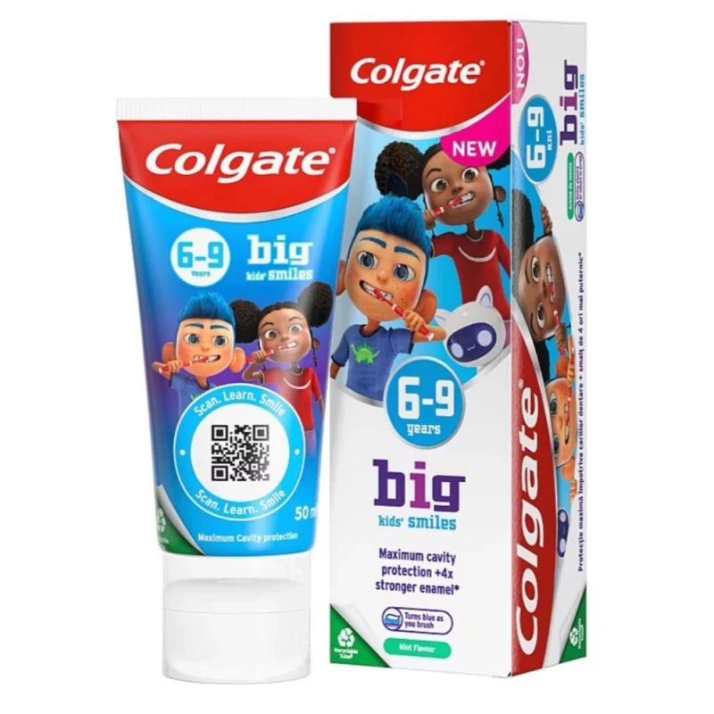 Pasta Dinti Colgate Copii Big Smiles 6-9 Ani 50ml