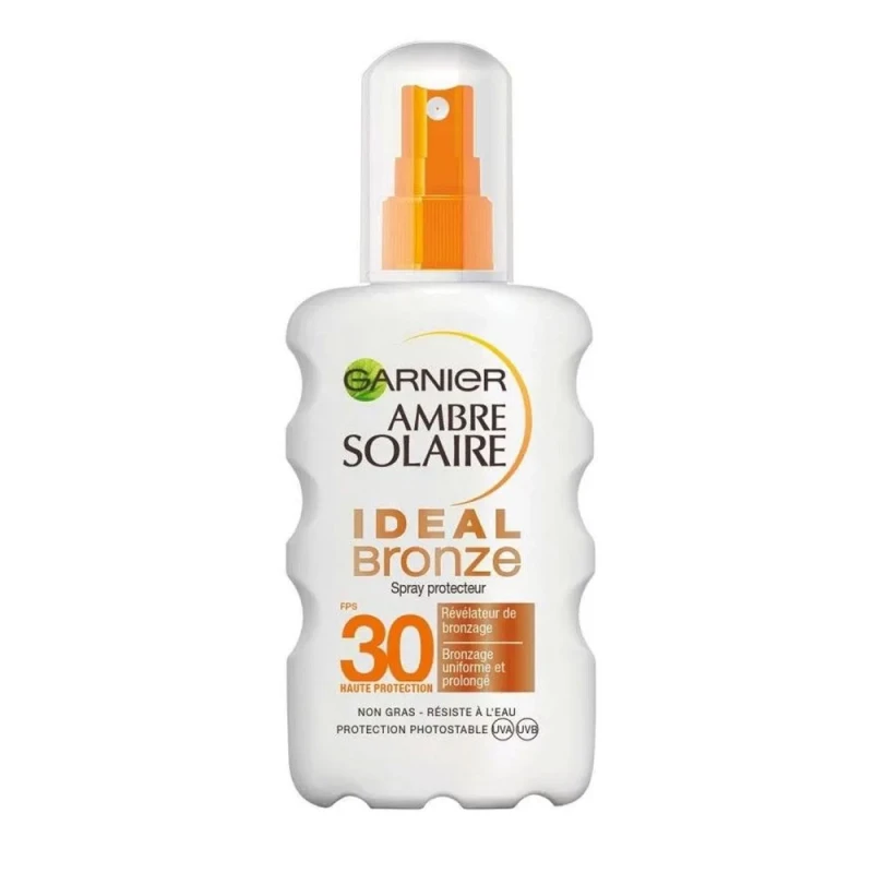 Ambre Solaire Lotiune Corp Spray Garnier Ideal Bronze Spf30 200ml