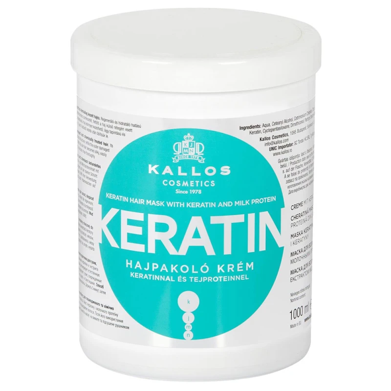 Masca Par Kallos Keratin 1000ml