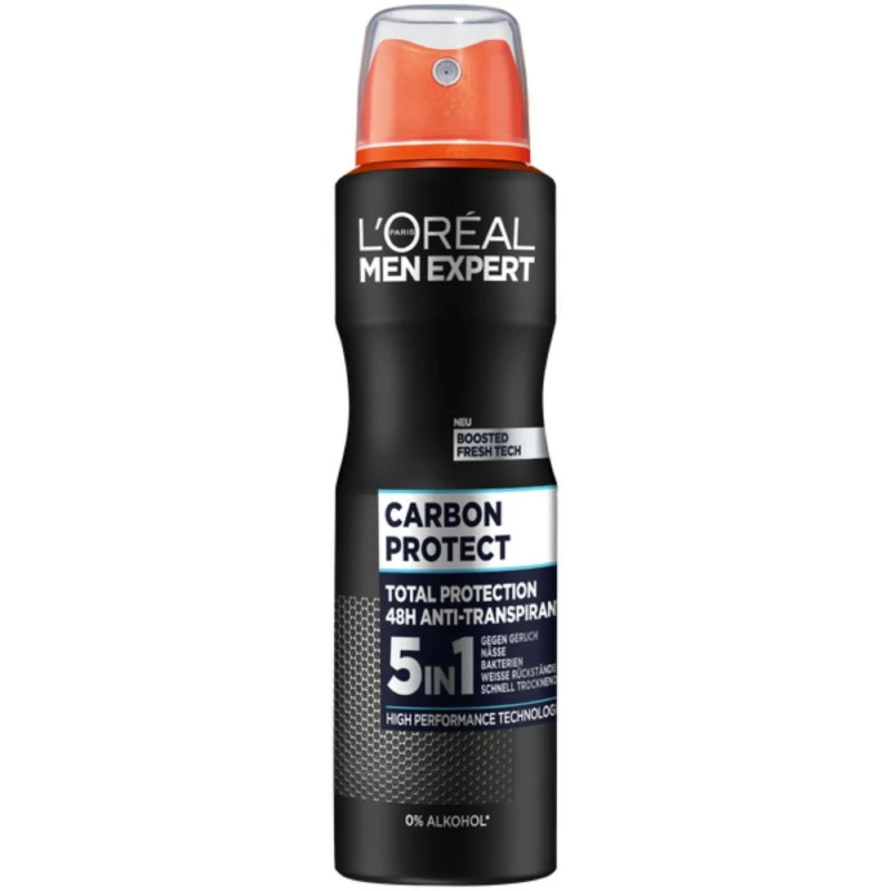 Deodorant antiperspirant spray L'Oreal Men Carbon Protect 150ml