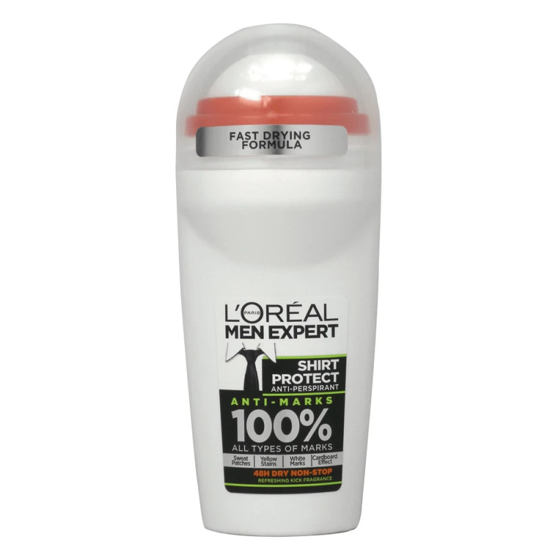 Deodorant antiperspirant roll on L'Oreal Men Shirt Protect 50ml