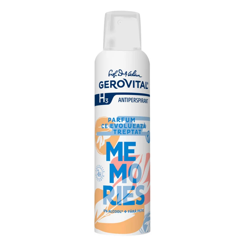 Antiperspirant Gerovital H3 Memories 150ml