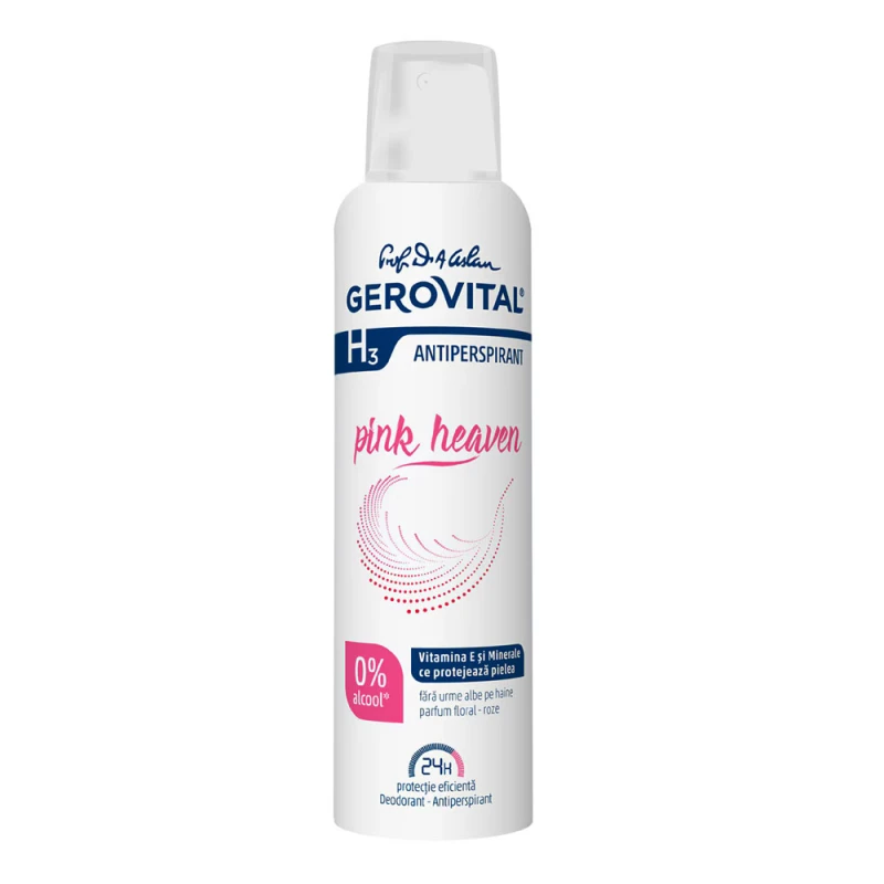 Antiperspirant Gerovital H3 Pink Heaven 150ml