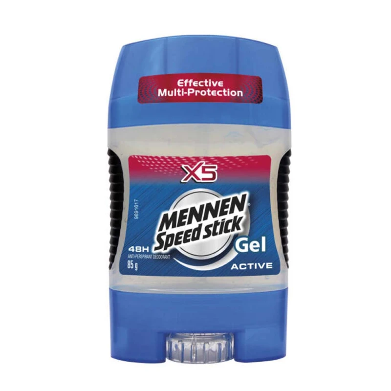 Antiperspirant Gel Mennen Speed Stick Active x5 85g
