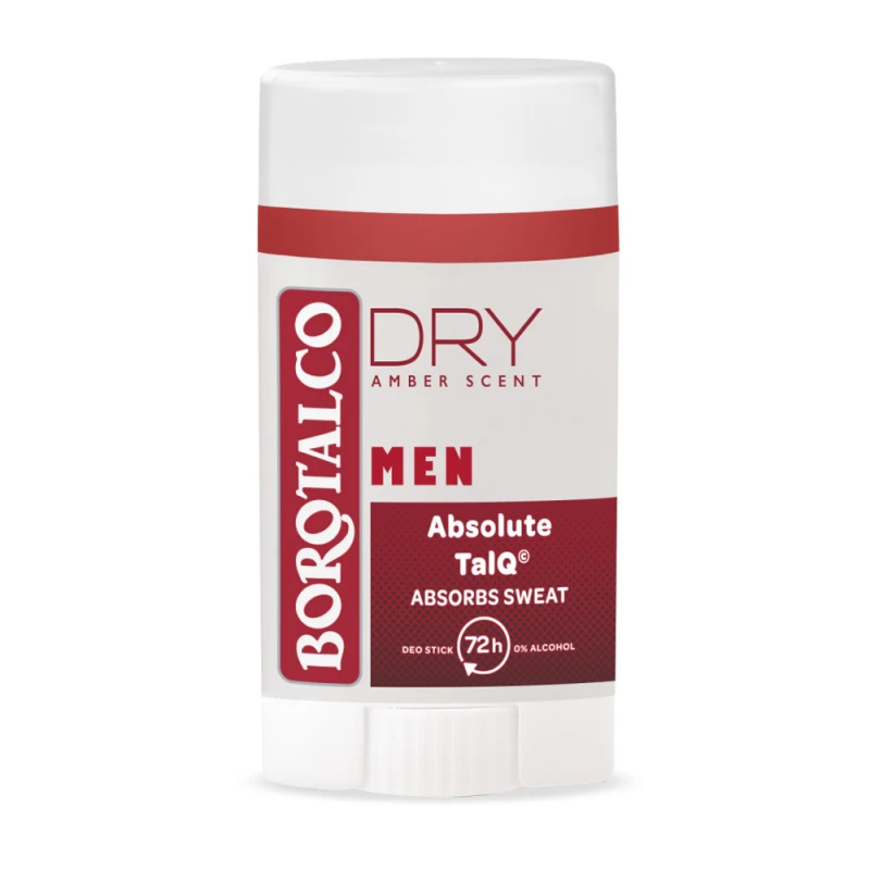 Antiperspirant Stick Borotalco Men Dry Amber Scent 40ml