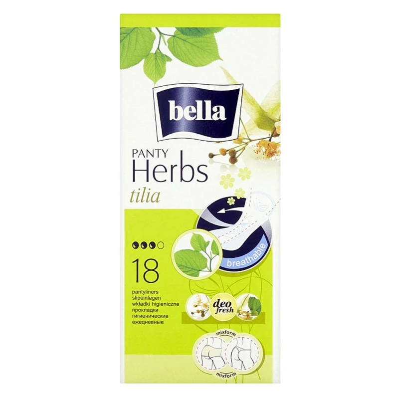 Absorbante Zilnice Bella Herbs Tilia 18 buc