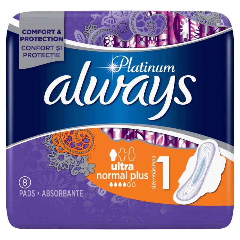 Absorbante Always Platinum Ultra Normal Plus 8 buc