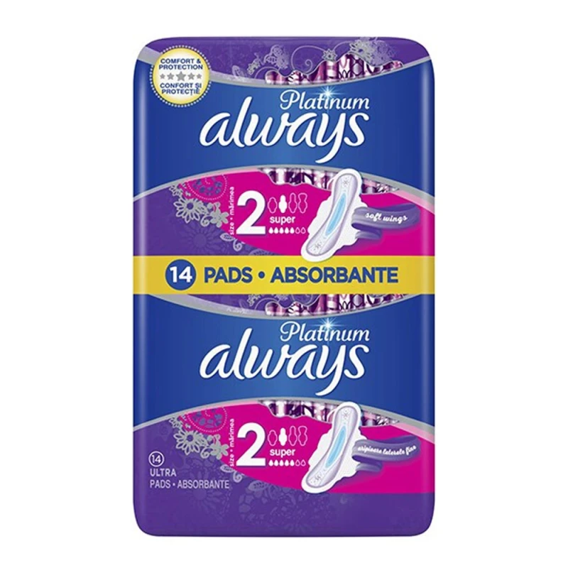Absorbante Always Platinum Super 14 buc