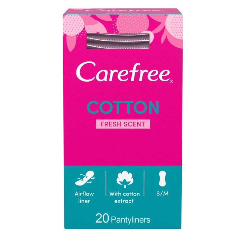 Absorbante Zilnice Carefree Cotton 20 buc