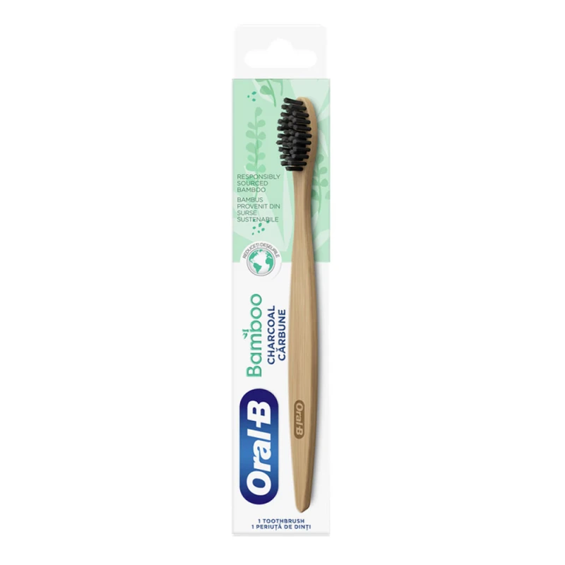 Periuta Dinti Oral B Bamboo Carbune