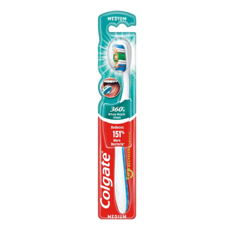 Periuta Dinti Colgate 360 Whole Mouth Clean Medium