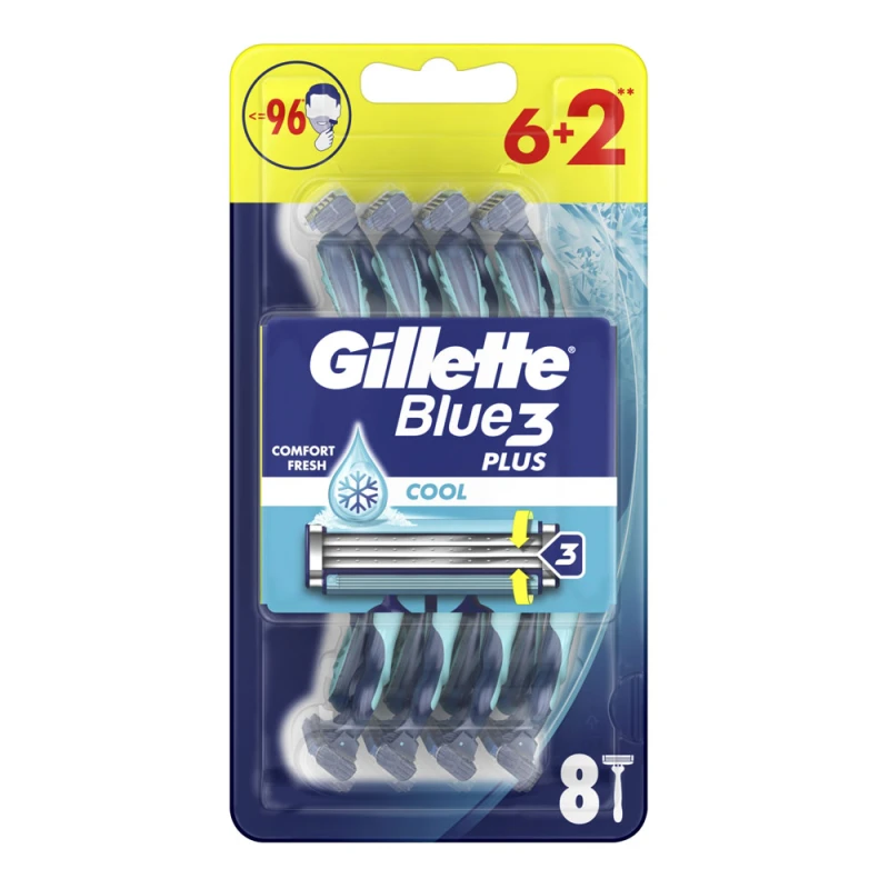 Aparat Ras Gillette Blue3 6 Cool 2buc