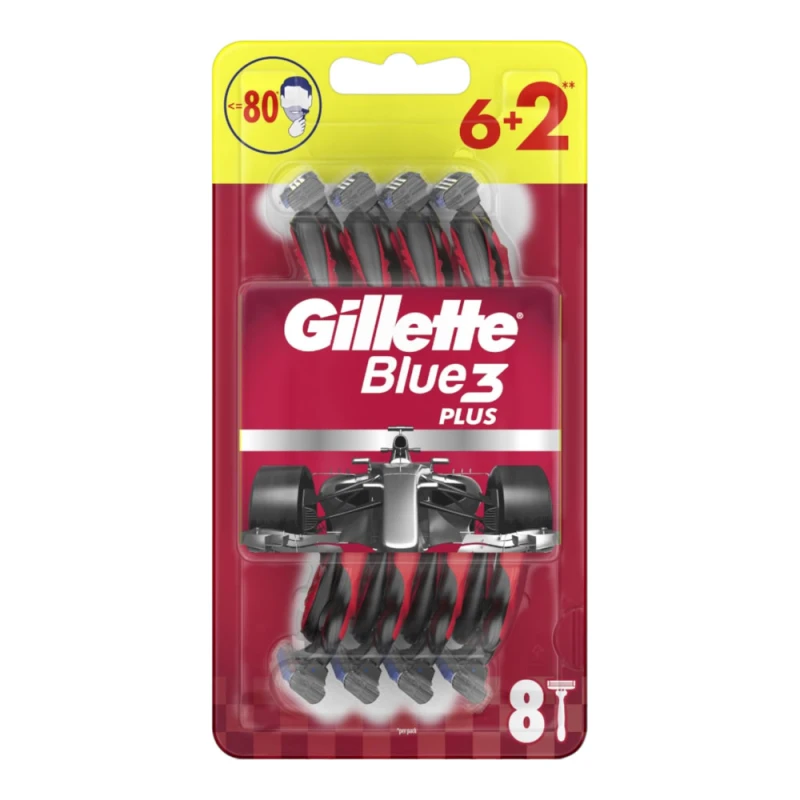 Aparat Ras Gillette Blue3 6 Plus 2buc