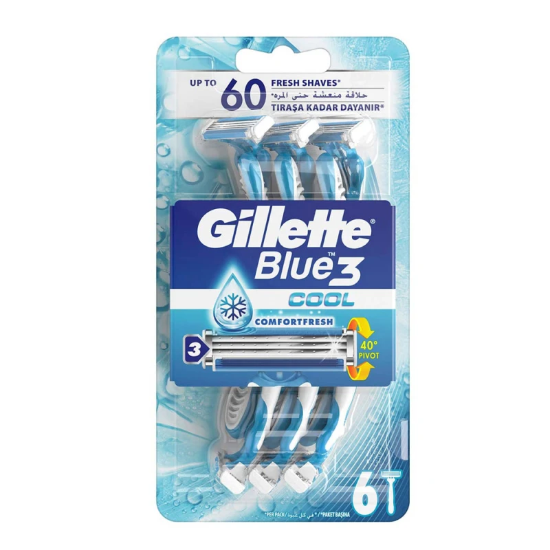 Aparat Ras Gillette Blue3 6 Cool Comfort Fresh 6buc