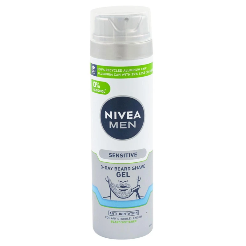 Gel Ras Nivea Sensitive 3 Day 200ml