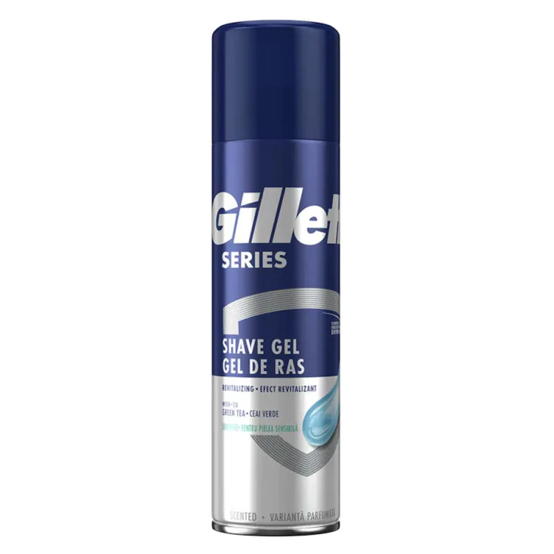 Gel Ras Gillette Series Sensitive Green Tea 200ml