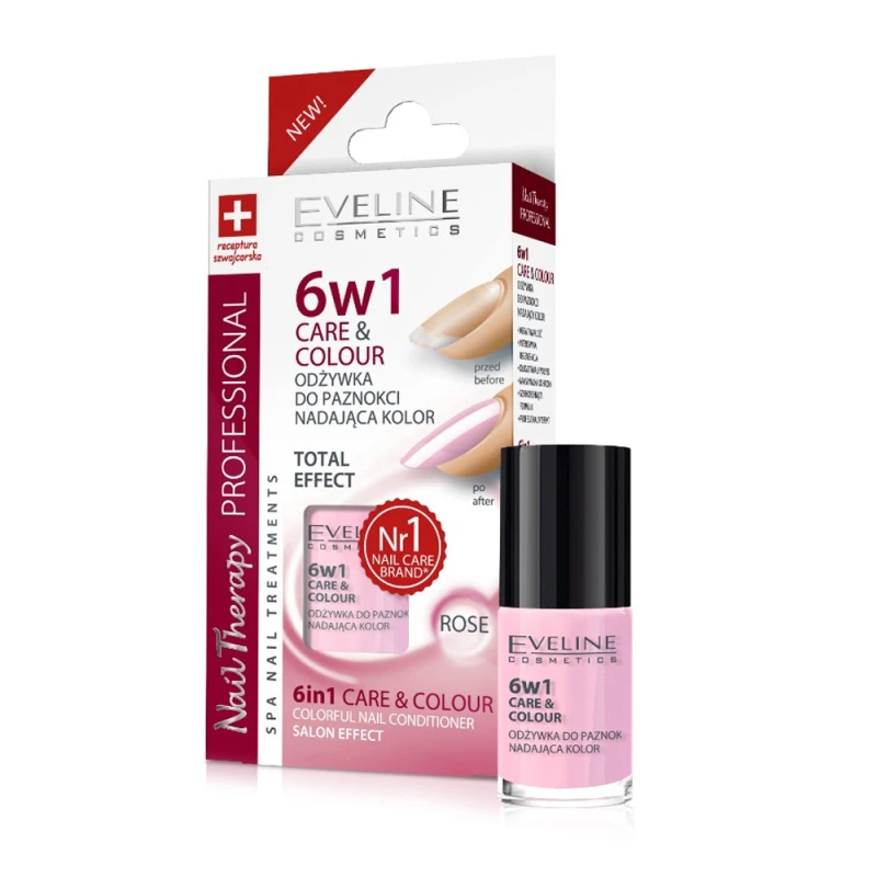 Nail Therapy Eveline 6in1 Rose