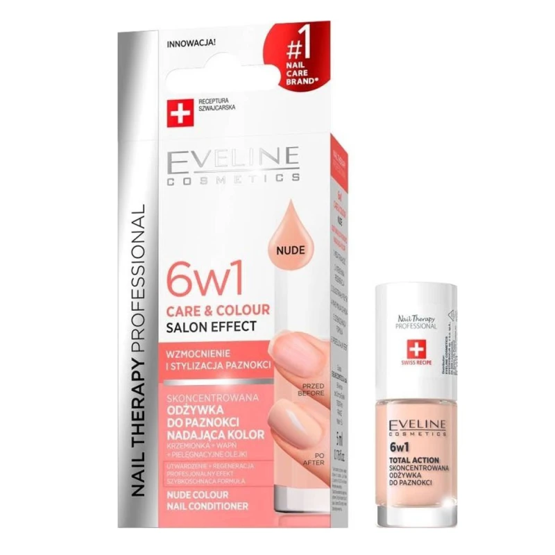 Nail Therapy Eveline 6in1 Nude
