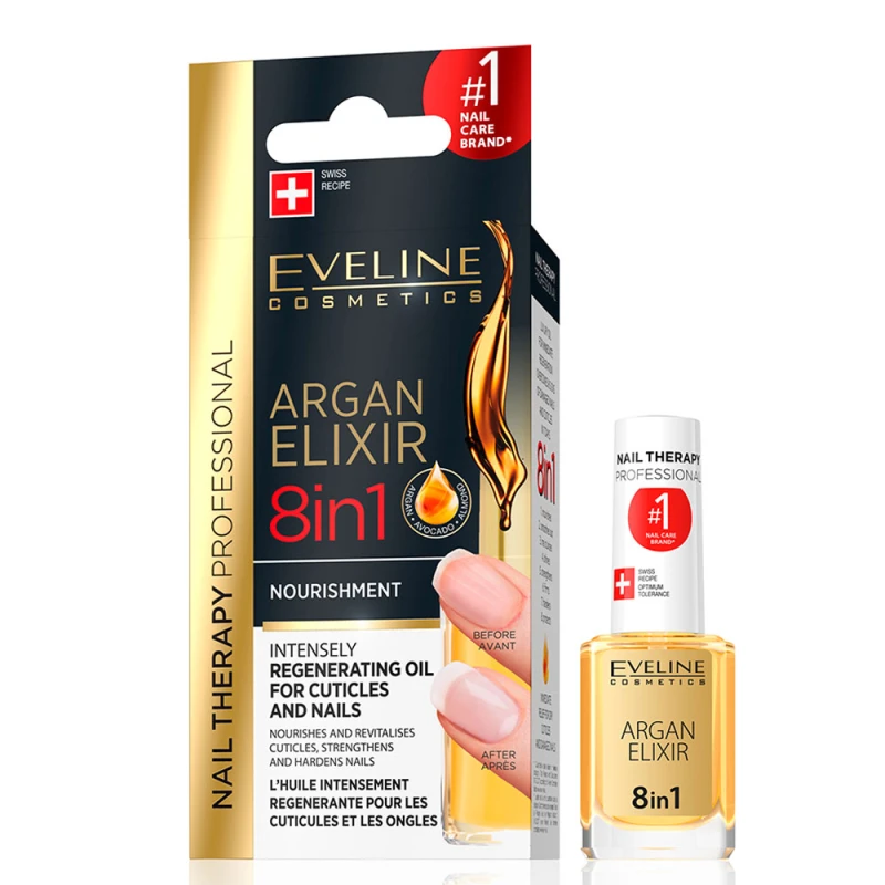 Nail Therapy Eveline 8in1 Argan
