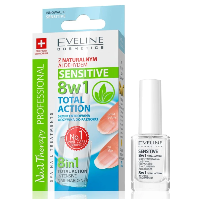 Nail Therapy Eveline 8in1 Sensitive