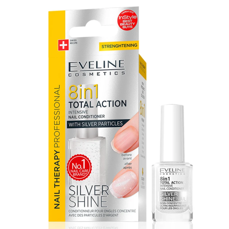 Nail Therapy Eveline 8in1 Silver