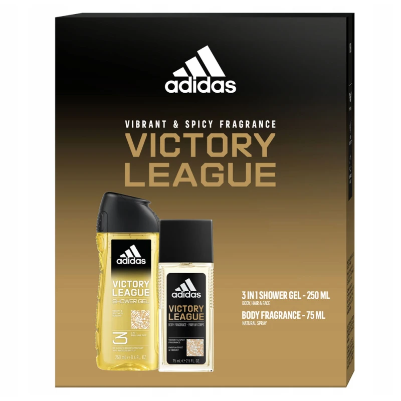 Caseta Cadou Adidas Dns Men Victory League 75ml Sgl 250ml