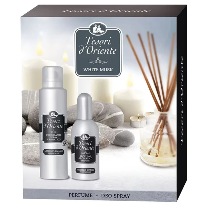 Caseta Cadou Tesori EDT 100ml Deo 150ml White Musk