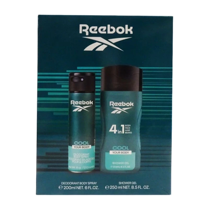 Caseta Cadou Reebok Cool Your Body Deo 200ml SG 250ml