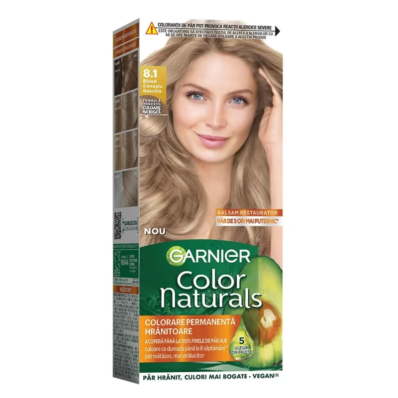Vopsea Par Garnier Color Naturals Blond Cenusiu Deschis 8 1