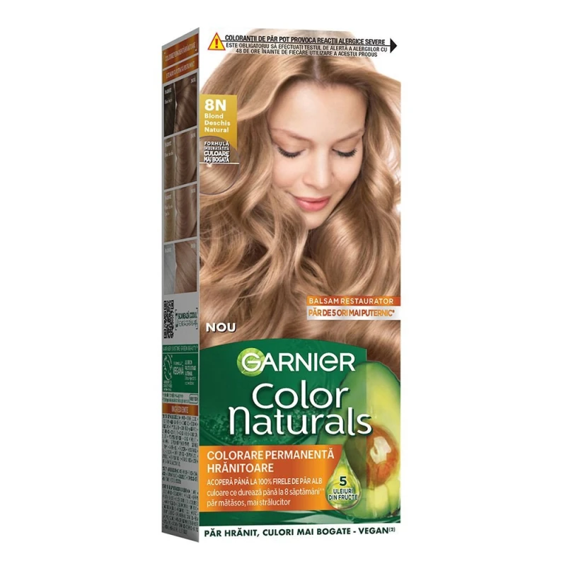 Vopsea Par Garnier Color Naturals Blond Deschis Natural 8n