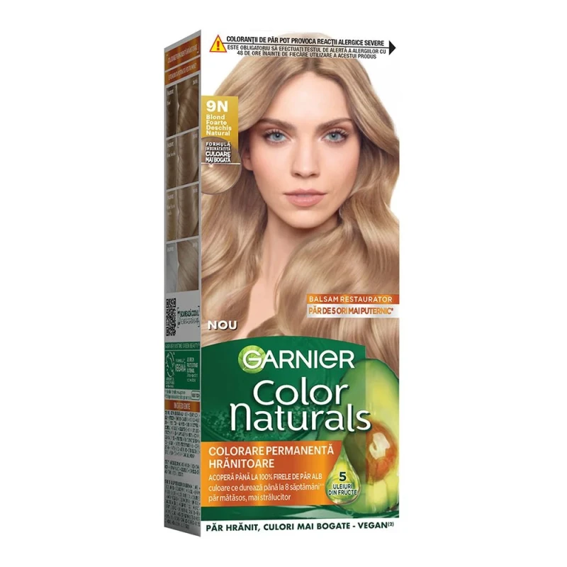 Vopsea Par Garnier Color Naturals Blond Foarte Deschis Natural 9n