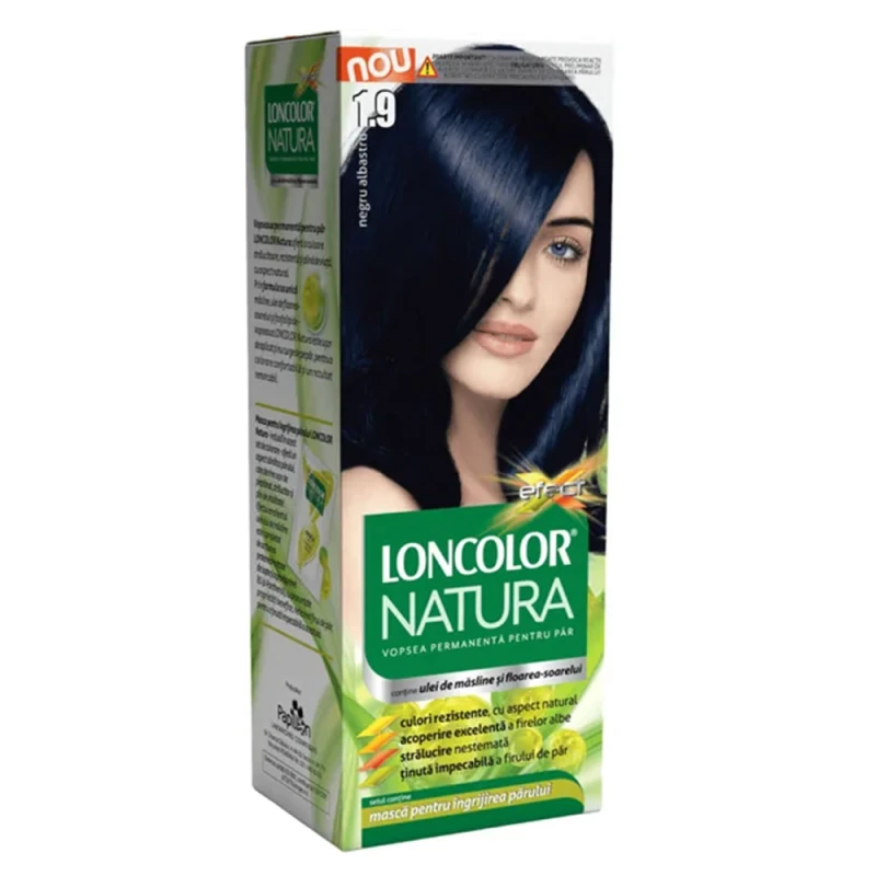 Vopsea De Par Loncolor Natura Negru Albastru 1.9