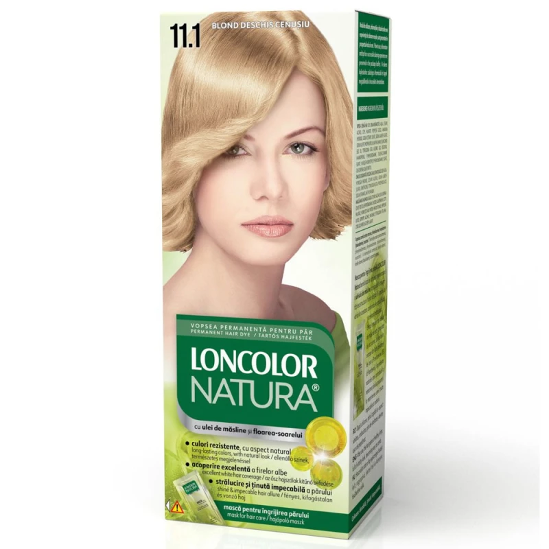 Vopsea De Par Loncolor Natura Blond Deschis Cenusiu 11.1