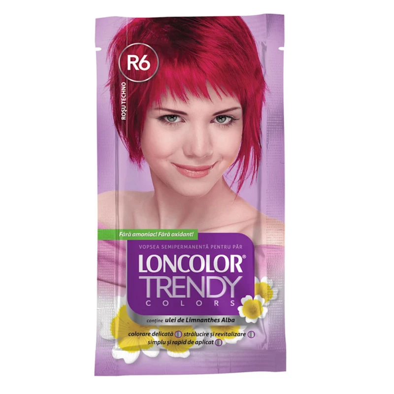 Nuantator Loncolor Trendy Rosu Techno 2x25 ml R6