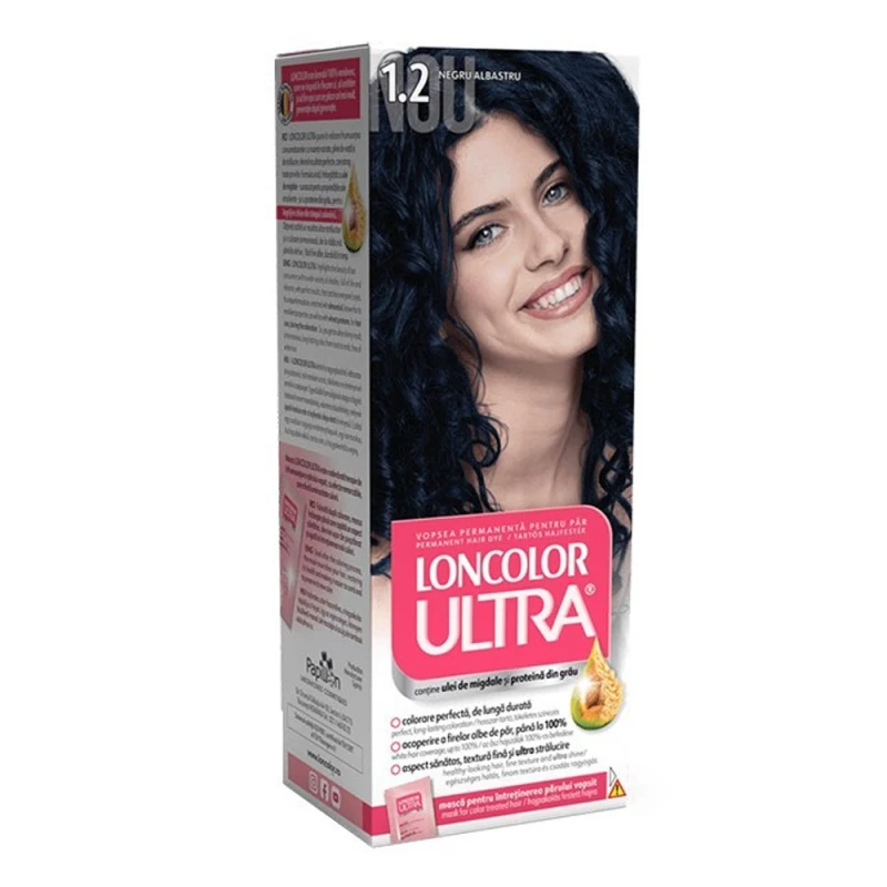 Vopsea De Par Loncolor Ultra Negru Albastru 1.2