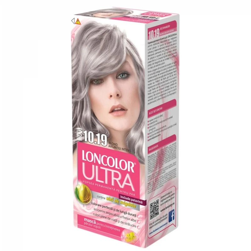 Vopsea De Par Loncolor Ultra Blond Argintiu Intens 10.19