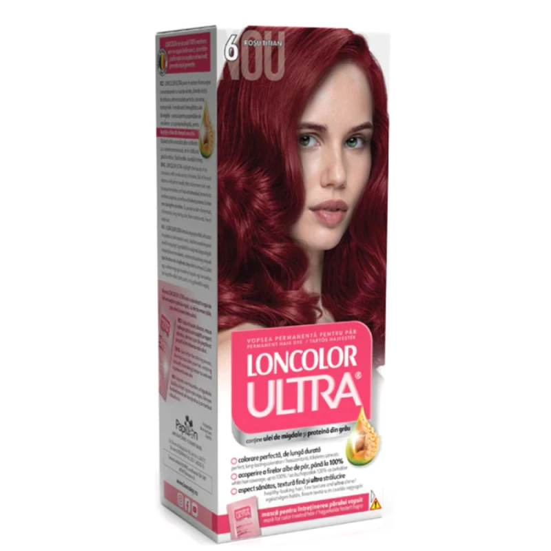 Vopsea De Par Loncolor Ultra Rosu Titian 6