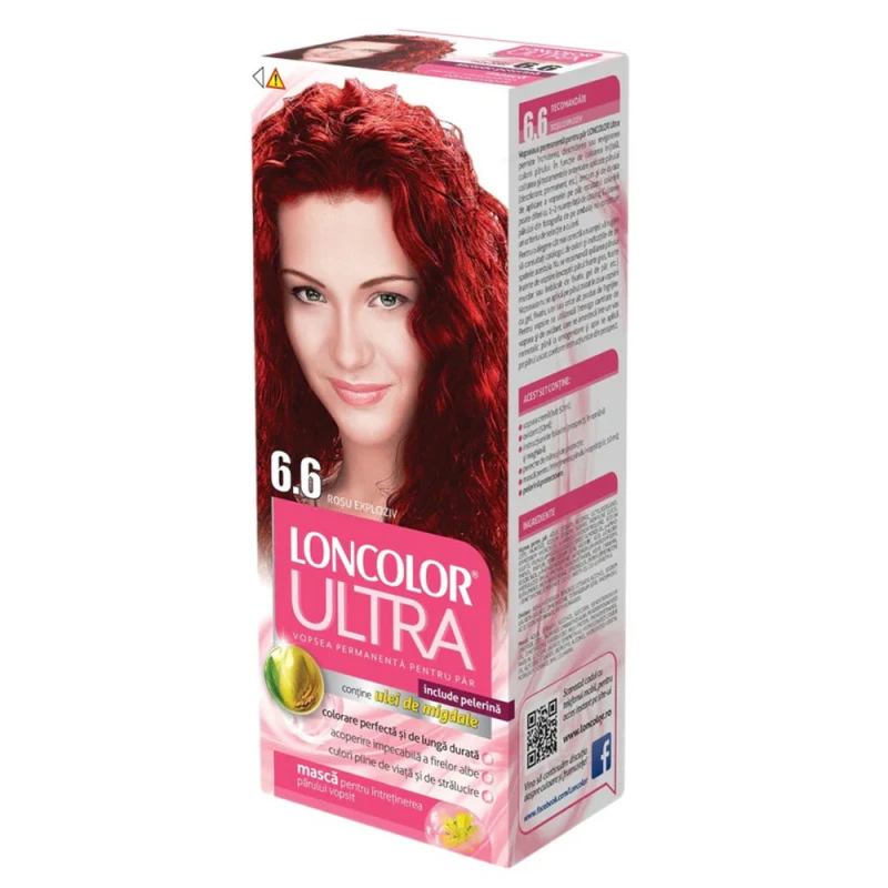 Vopsea De Par Loncolor Ultra Rosu Exploziv 6.6
