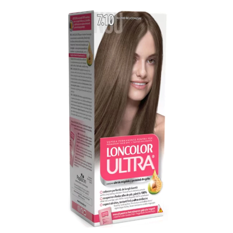 Vopsea De Par Loncolor Ultra Blond Bej Cenusiu 7.10