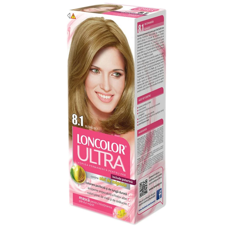 Vopsea De Par Loncolor Ultra Blond Bej 8.1