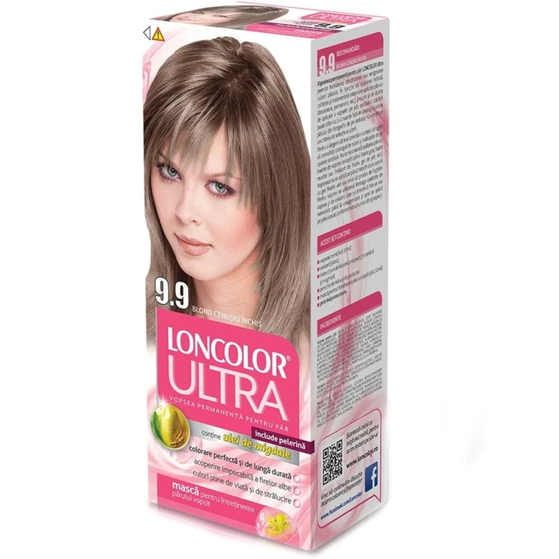 Vopsea De Par Loncolor Ultra Blond Cenusiu Inchis 9.9