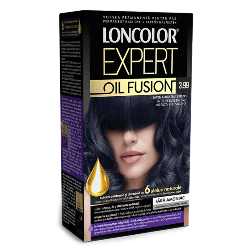 Vopsea De Par Loncolor Expert Oil Fusion Saten Albastrui Intens 3.99