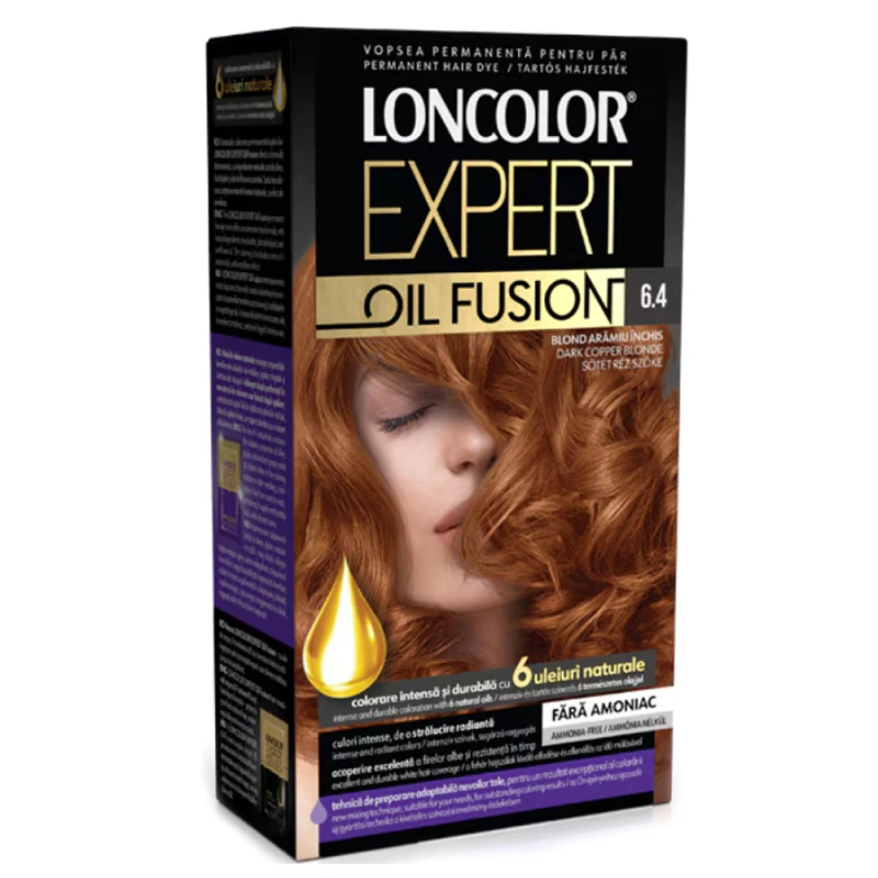 Vopsea De Par Loncolor Expert Oil Fusion Blond Aramiu Inchis 6.4