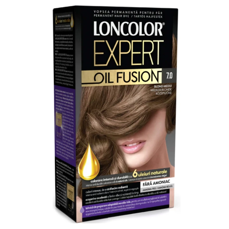 Vopsea De Par Loncolor Expert Oil Fusion Blond Mediu 7