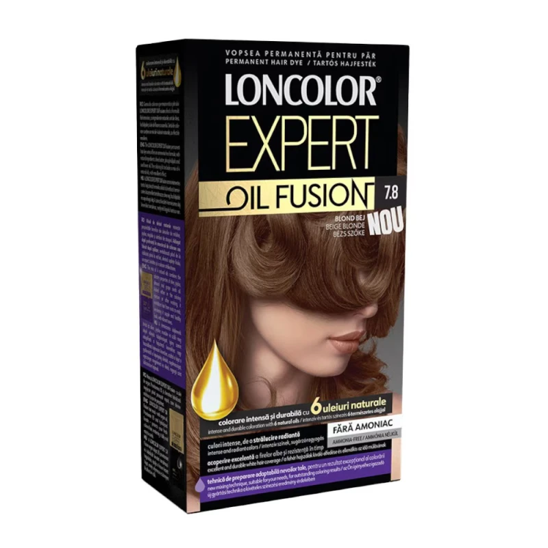 Vopsea De Par Loncolor Expert Oil Fusion Blond Bej 7.8