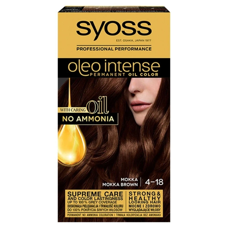 Vopsea Par Syoss Oleo 4 18 Mokka Brown