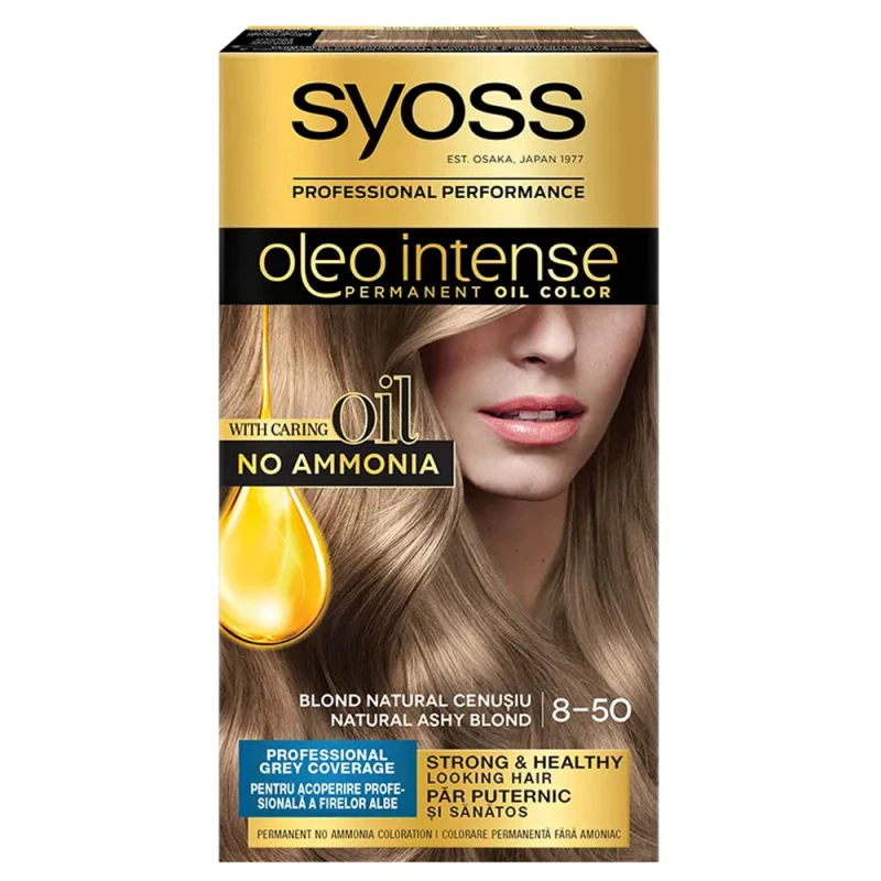 Vopsea Par Syoss Oleo 8 50 Blond Natural Cenusiu