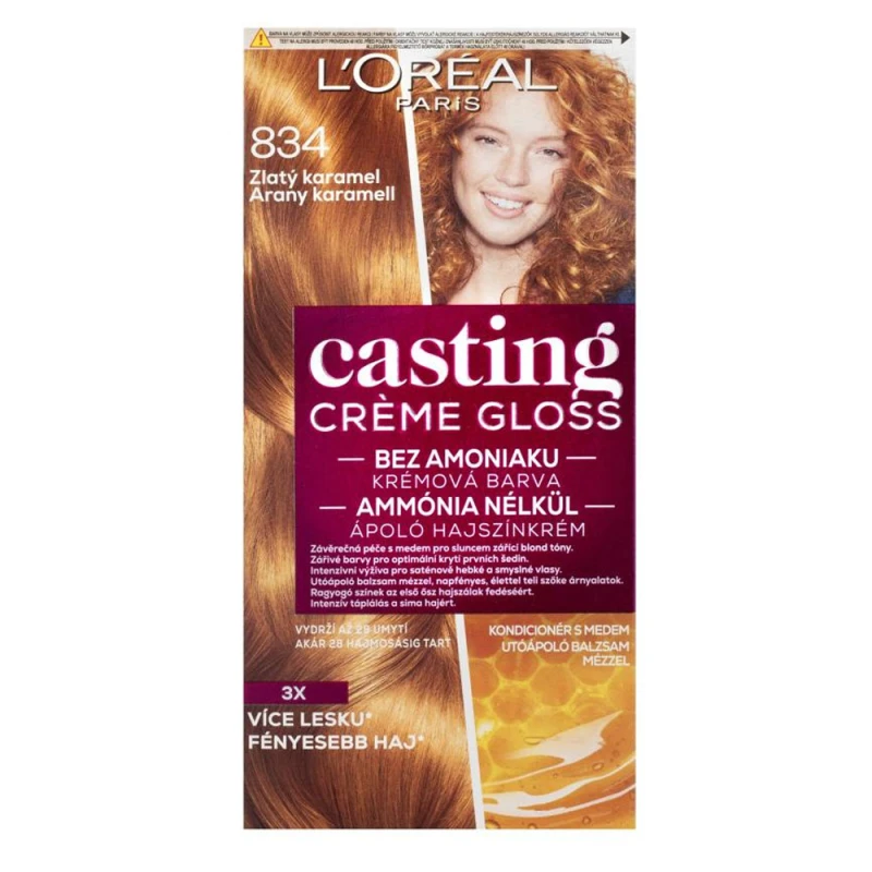 Vopsea de par L'Oreal Casting Creme Gloss Blondo Ambra 834