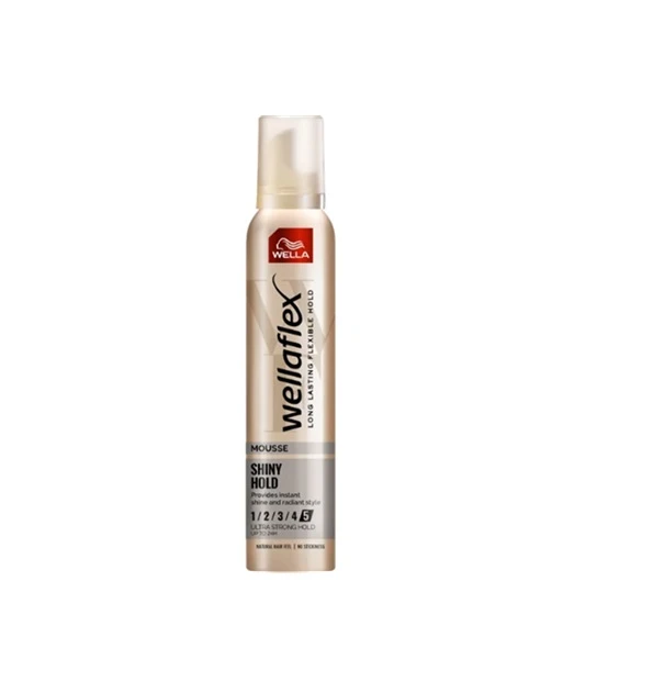 Spuma Par Wella Wellaflex  SHINY HOLD  200ml