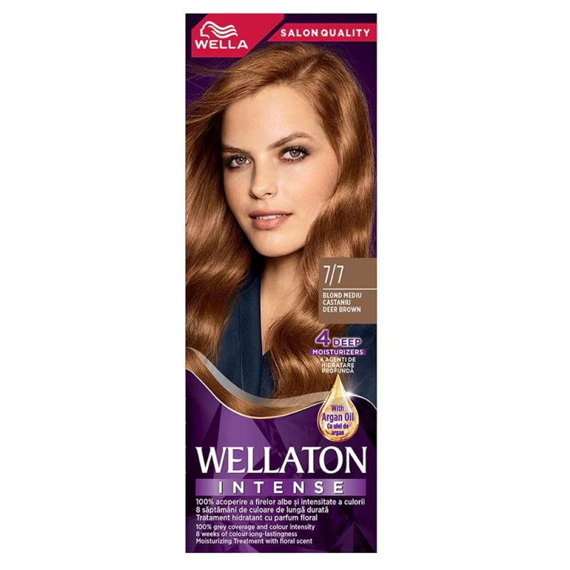 Vopsea Par Wella Wellaton 7 7 Blond Mediu Castaniu